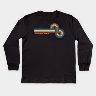 Digable Planets Musical Note Kids Long Sleeve T-Shirt